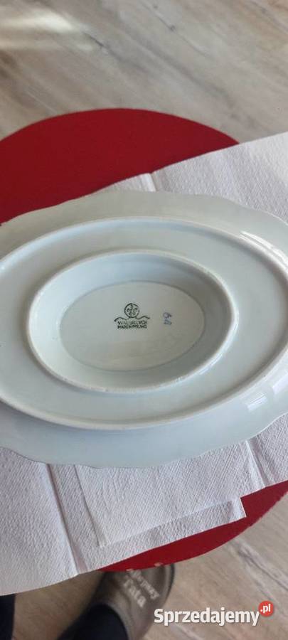 Waza I sosjerka porcelana Wawel Wałbrzych