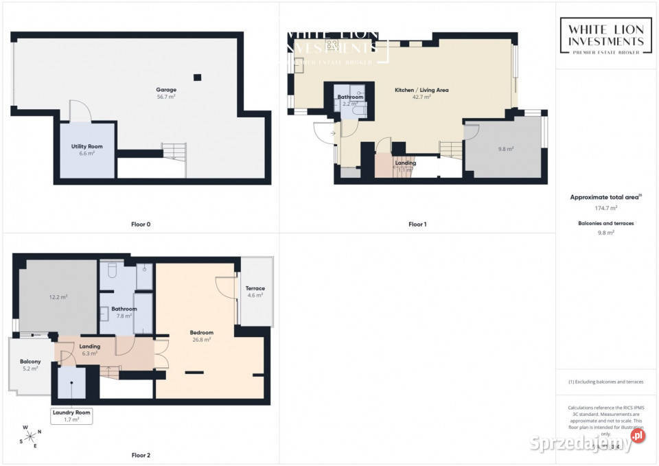 sprzedaży mieszkania 145m2 4 pokoje 145m2 Sprzedaż Konstancin-Jeziorna