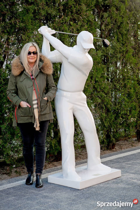 DUŻA FIGURA GOLFISTY GOLFER 200 wielkopolskie Leszno