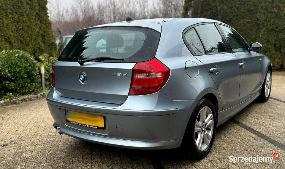 BMW 118 BMW e87 118d 20 Diesel 143 Lift 5Drzwi czujnik deszczu Wrocław