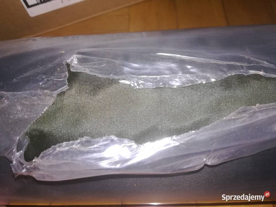 Cała belka materiału tkaniny 150 x 100m Czarna