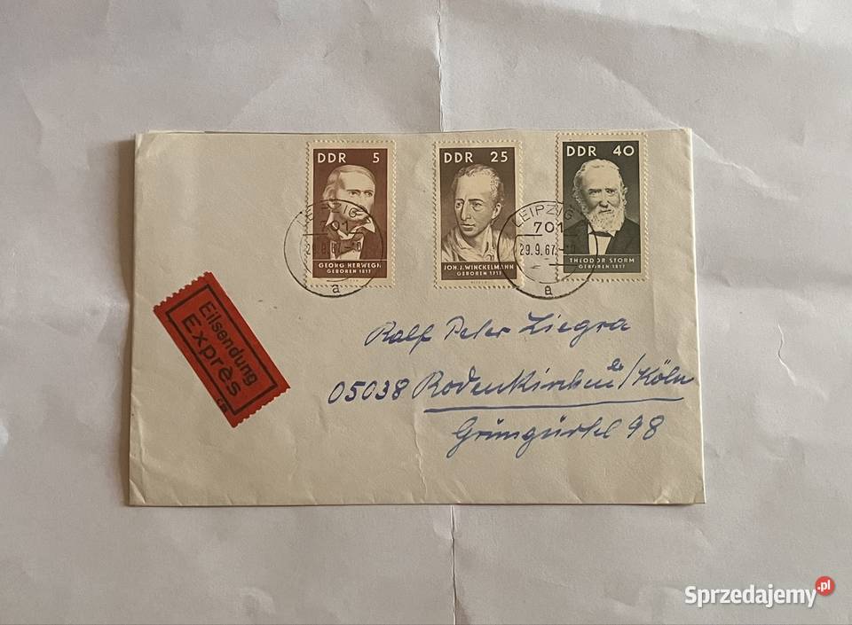 Koperta pocztowa NRD Grupa