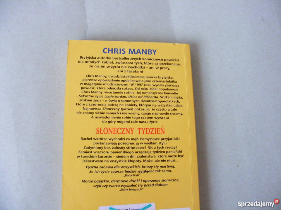 Słoneczny tydzień Chris Manby Oborniki Śląskie