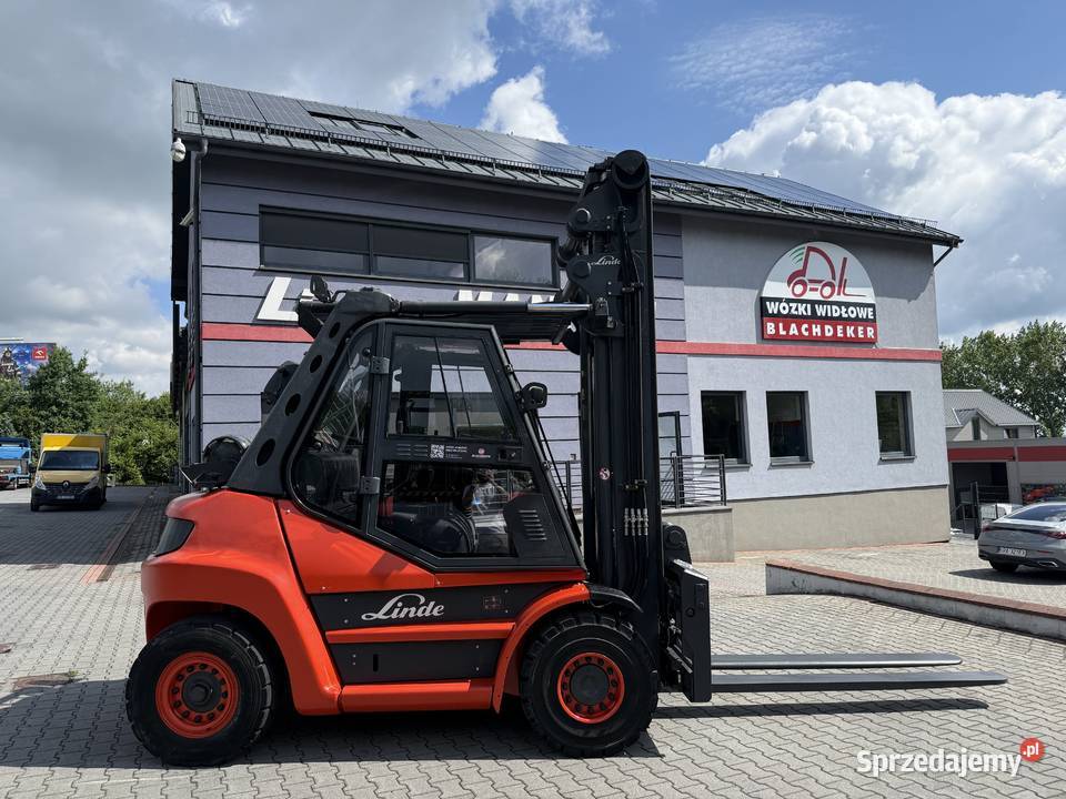 Wózek widłowy Linde H60T02 pozycjoner wideł Linde małopolskie Mogilany