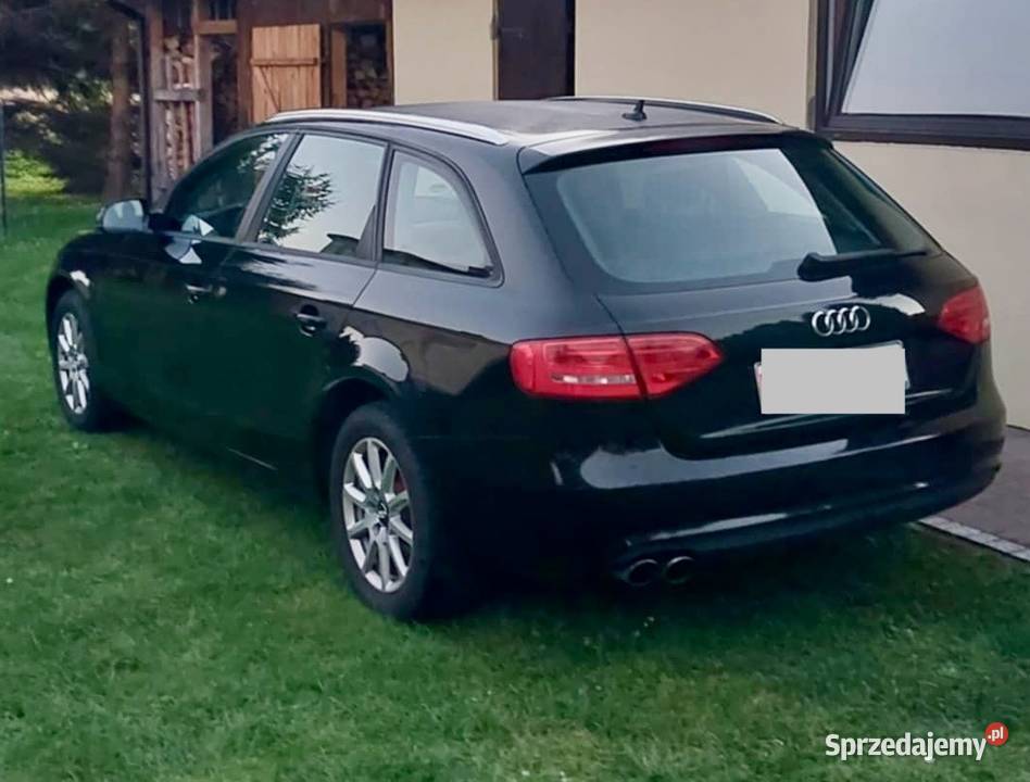 Audi A4 B8 20TDI 150 czarny podkarpackie Narol-Wieś