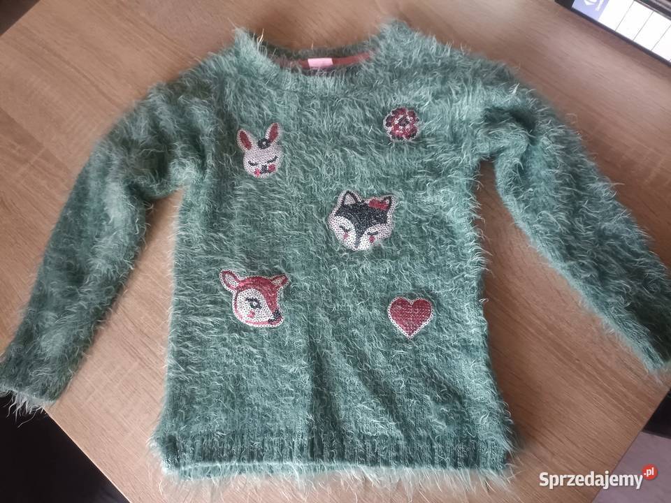 Sweter turkusowy Kik 116 pomorskie Kwidzyn sprzedam