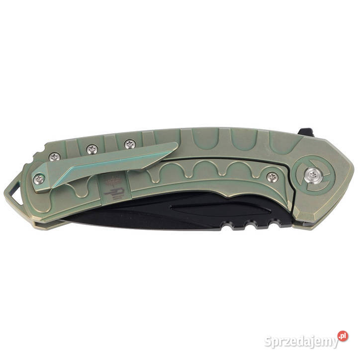 Nóż składany Bestech Buwaya Retro Green Titanium mazowieckie Warszawa
