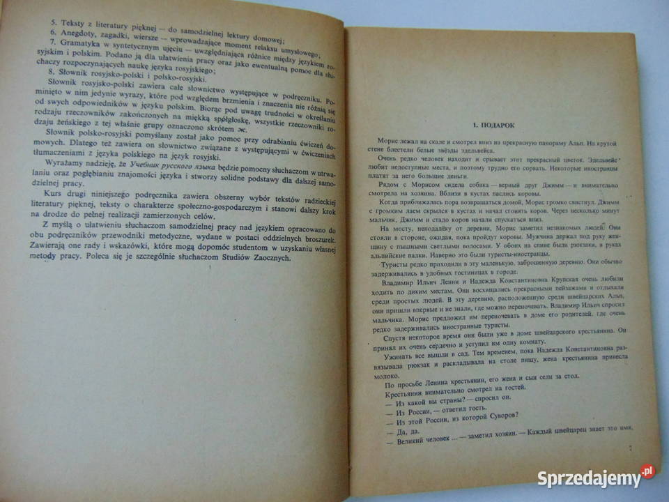 Uczebnik russkowo jazyka cz I Brzozoń Lublin