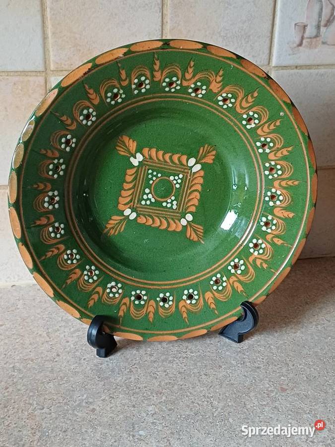 vintage talerz ozdobny Nowy Targ
