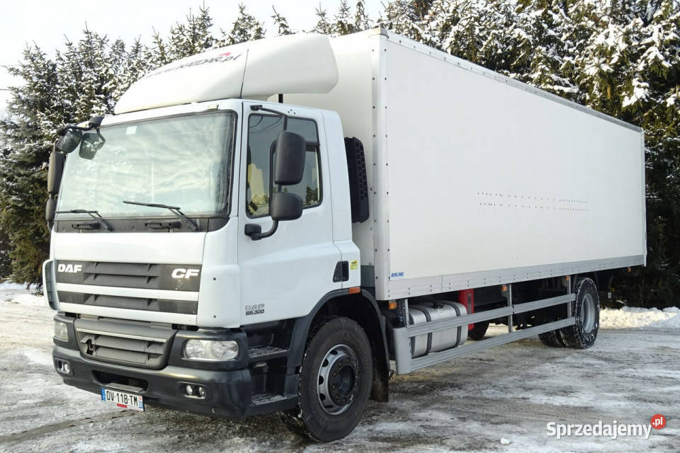 DAF CF 65300 Euro 5 kontener 21 pal winda klapa diesel