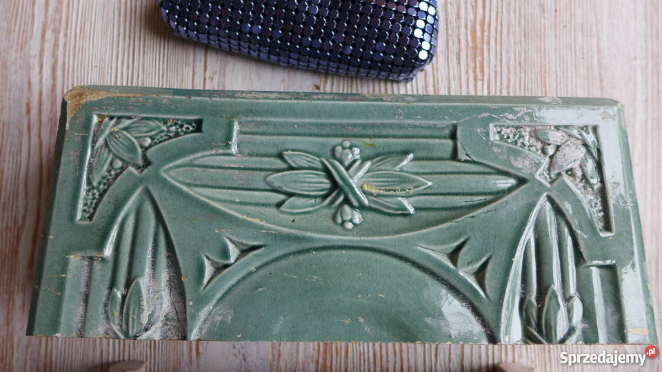 G9 ART DECO oryginalny dekor kafel DWIE POŁÓWKI Piece i kominki mazowieckie Warszawa