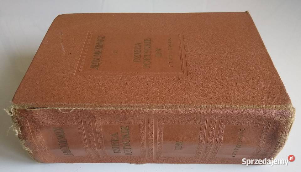 Dzieła Poetyckie tom IIV Adam Mickiewicz Pozostałe Gdańsk
