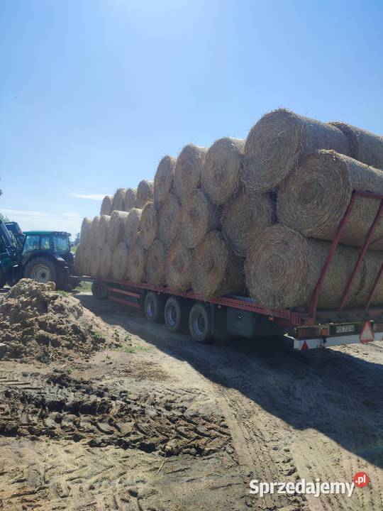 Przyczepa naczepa do słomy nieuszkodzony
