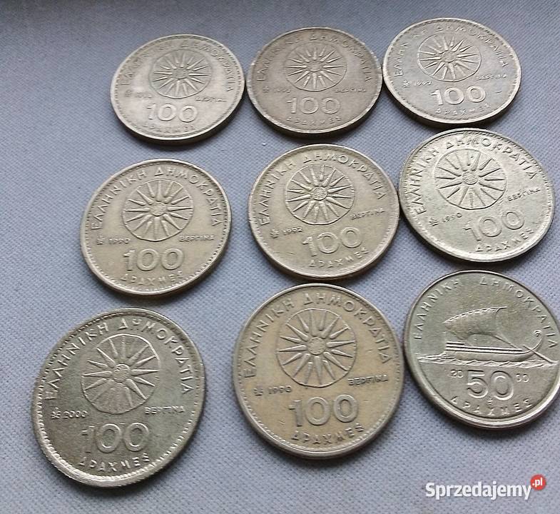 GRECJA100 50 DRACHM9 MONET Legionowo