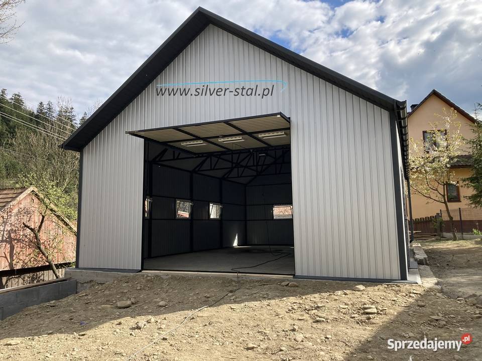 Garaż blaszany 6X12 6X9 Silverstal Garaże RAL śląskie Gliwice