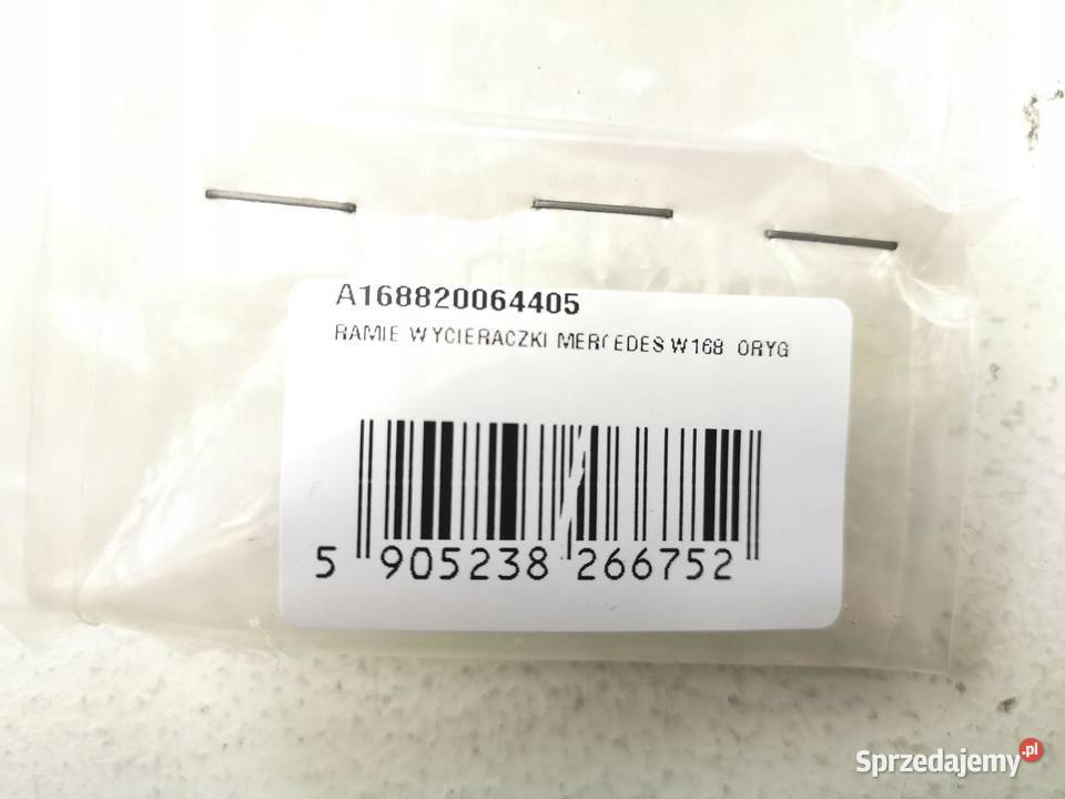 RAMIĘ WYCIERACZKI MERCEDES AKLASA W168 VANEO Ramiona wycieraczek