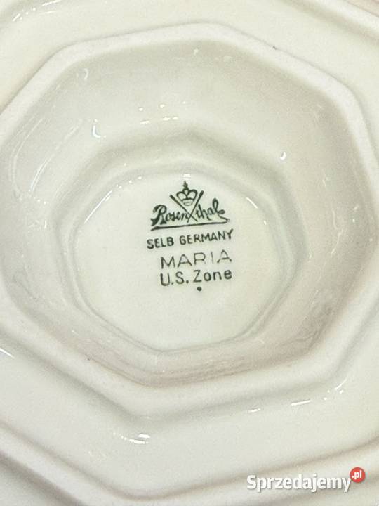 Pojemnik na musztarde Rosenthal Maria Biala Kielce
