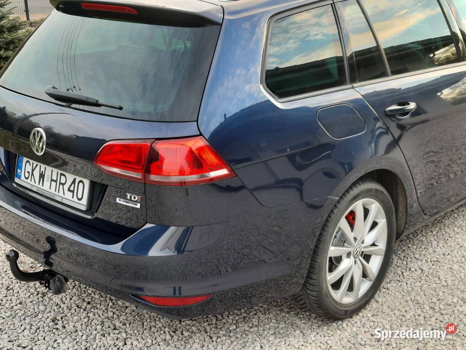 vw golf VII kombi 2015 16 tdi asystent parkowania Kwidzyn sprzedam