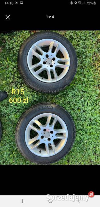 Alufelgi opel R15 Kiszkowo