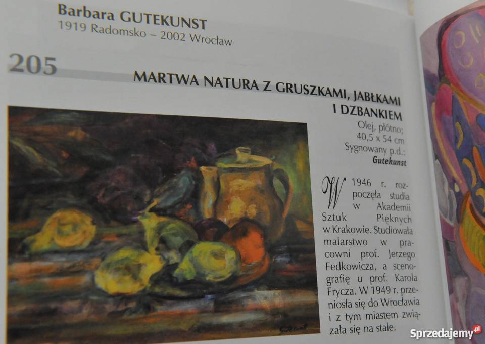 Piękny obraz Barbary Gutekunst Wrocław sprzedam