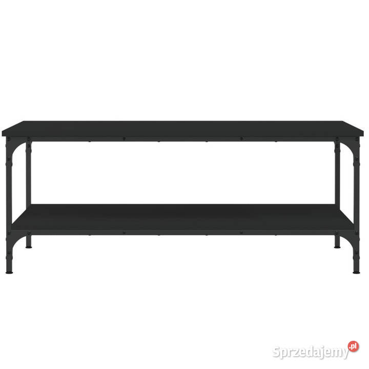 Stolik kawowy czarny 100x55x40 materiał Warszawa sprzedam
