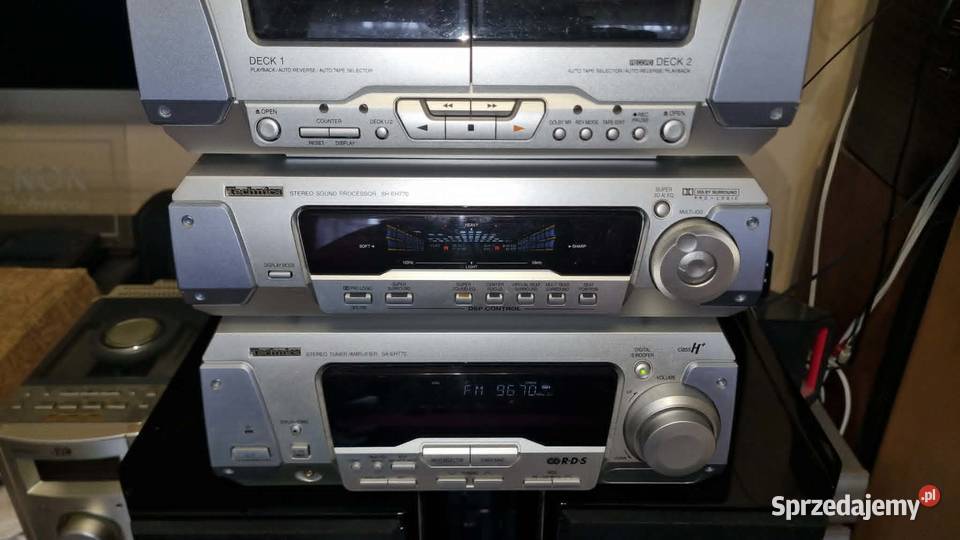 Wieża Technics SCEH770 Komplet kolumny SBDV250 Warta