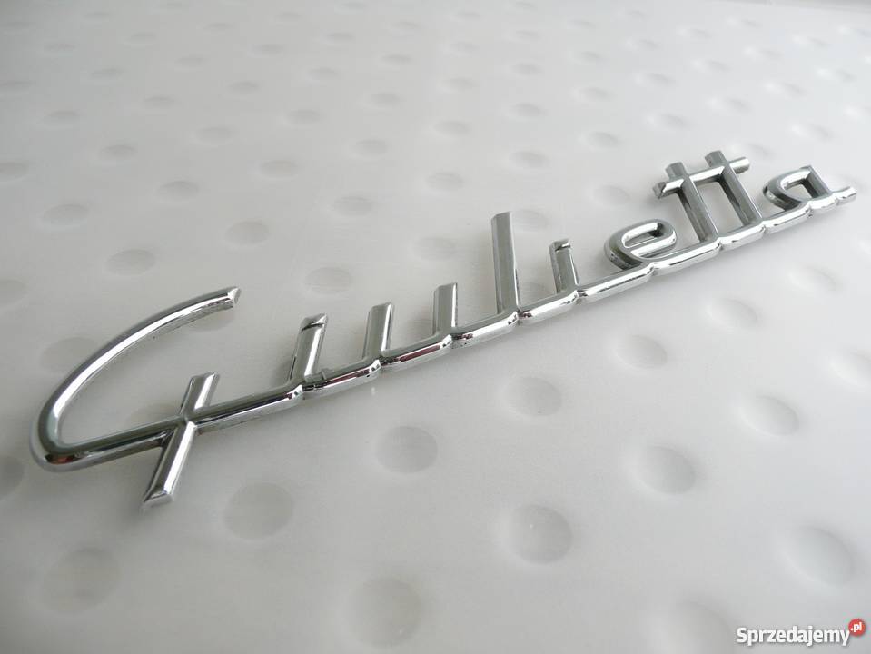 Napis Emblemat Giulietta Logo Alfa Romeo Piastów