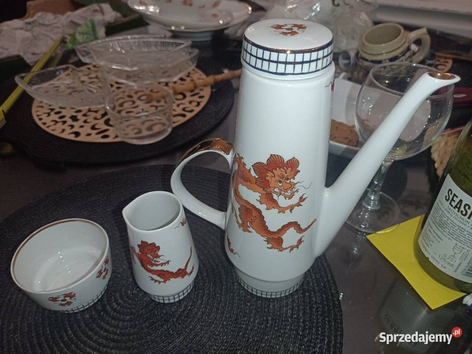 Stara japońska porcelana itpz sygnaturami Kępno