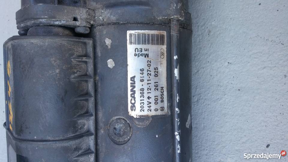 Rozrusznik Scania R 500 oryginał Silniki i osprzęt Staszów sprzedam