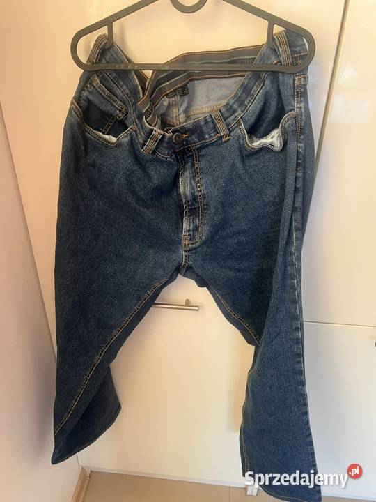Niebieskie spodnie stretch XXL Gdańsk sprzedam