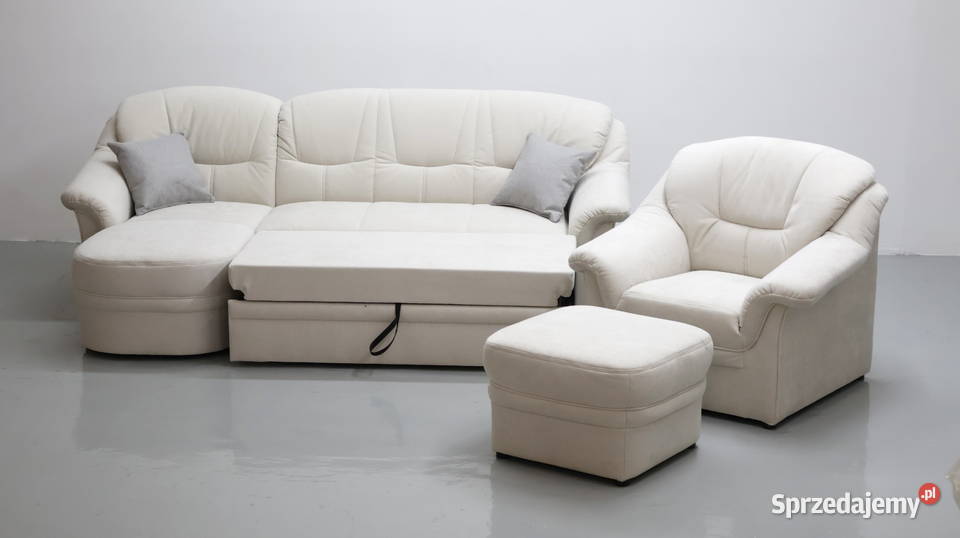 TŁG DESIGN NAROŻNIK funkcja spania fotel PUFA Poznań