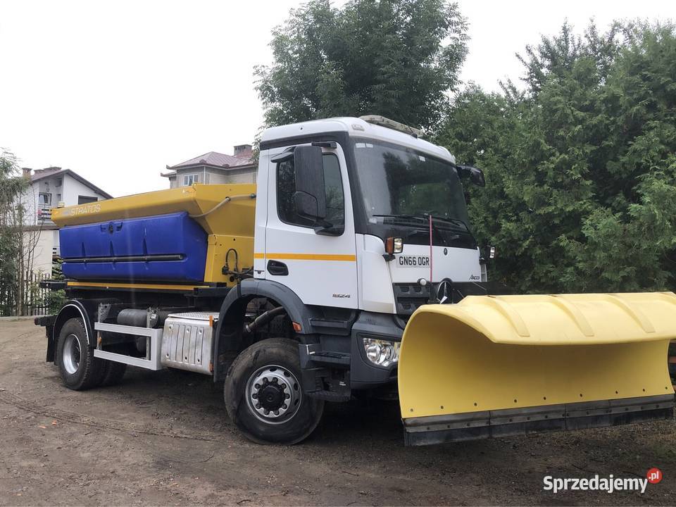 Mercedes Arocs piaskarka solarka schmidt 4x4 automatyczna