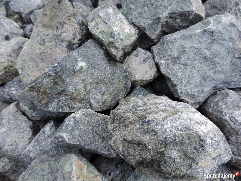 GRYS KAMIEŃ ZIELONY 60120 mm DO GABIONU HURT małopolskie Bobrek