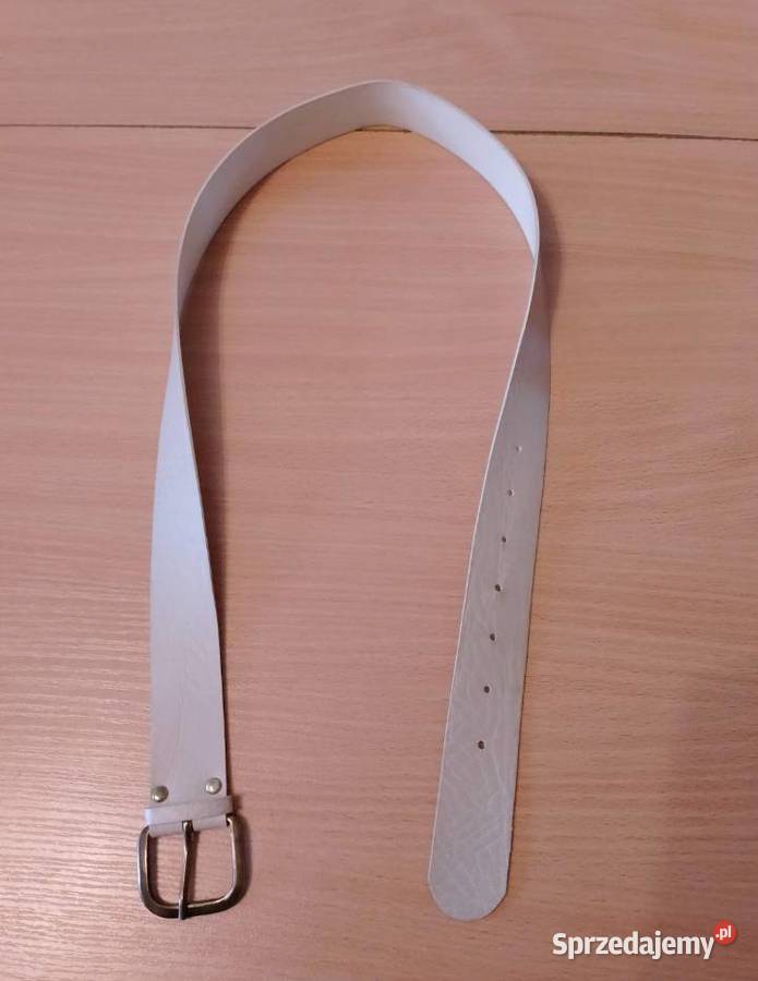 PASEK regulowany beżowy do sukienki spodni Długość 96 Moda i Styl Oborniki