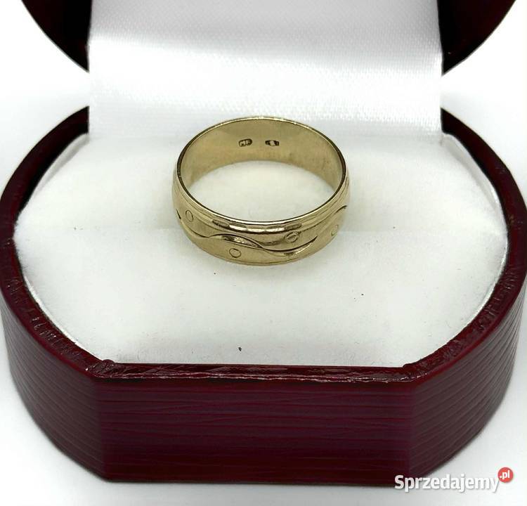 Złota obrączka pr585 377g R14 Elbląg