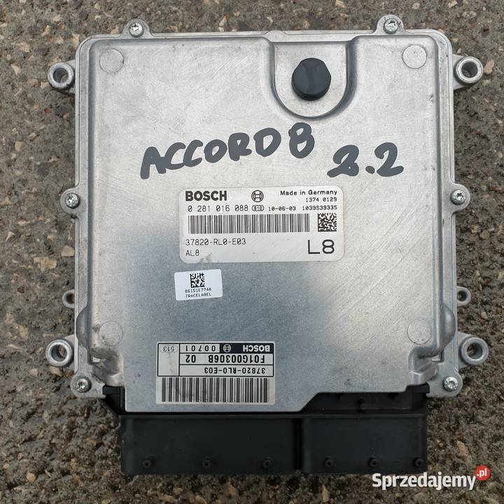 HONDA ACCORD VIII KOMPUTER STEROWNIK 37820RL0E03 Łochowice