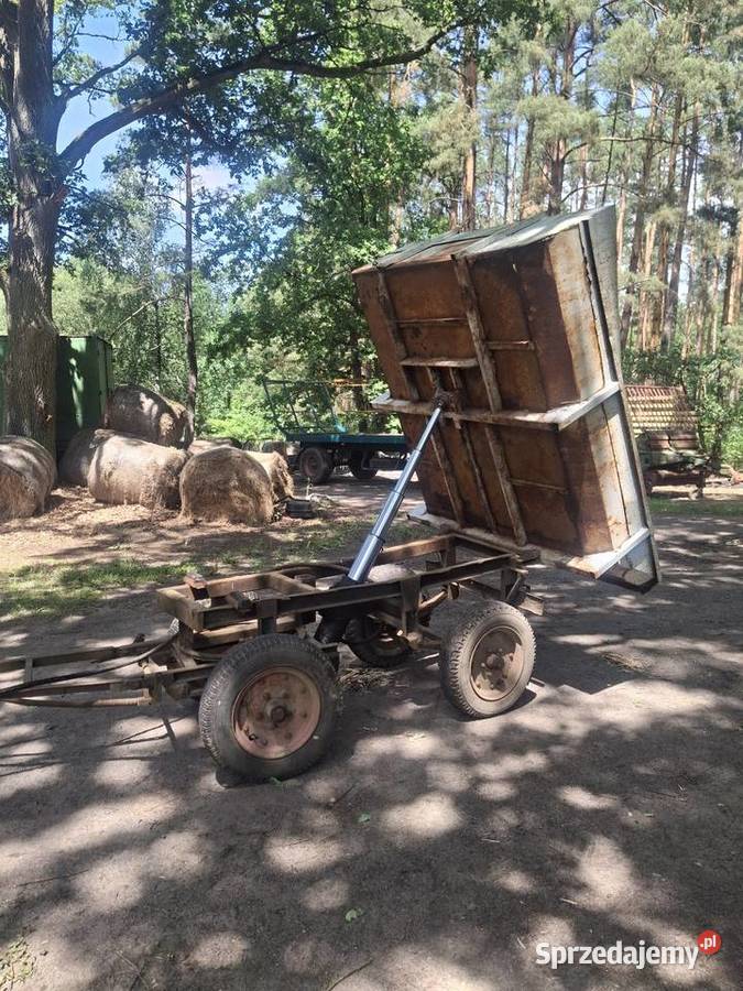Przyczepka Multicar wywrotka minitraktorek nieuszkodzony Przyczepy rolnicze Krosno Odrzańskie