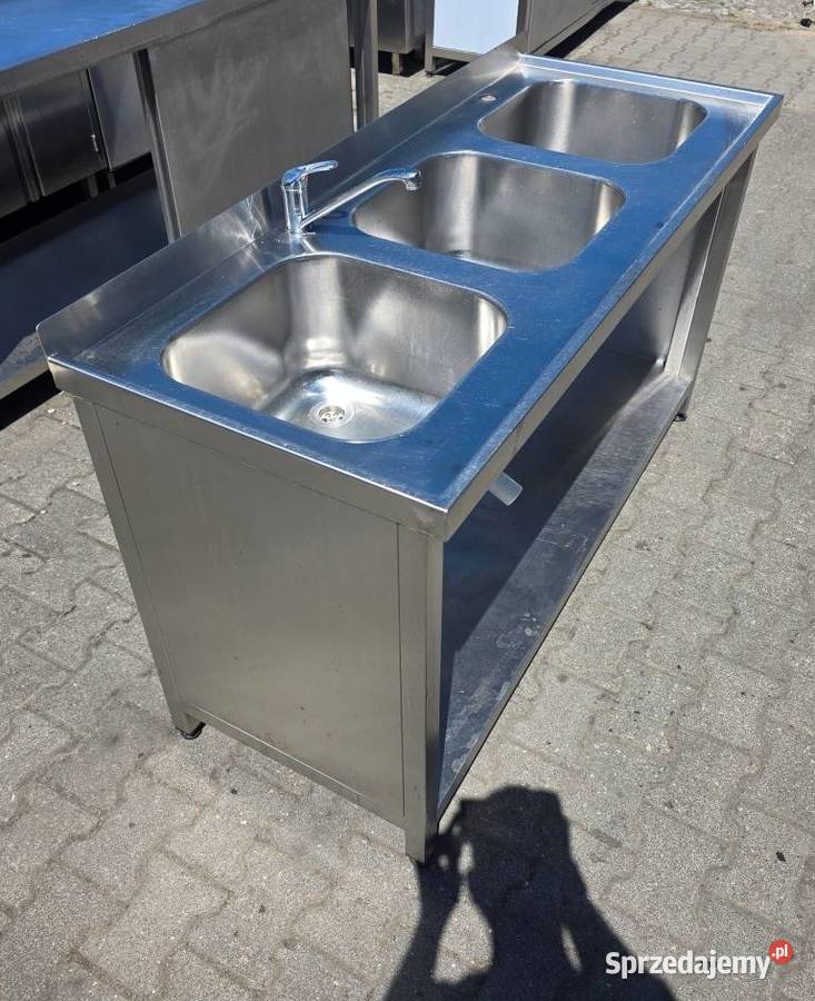 Zlew 3 Komorowy z Półką 1506085 M1212 N Nowe Skalmierzyce