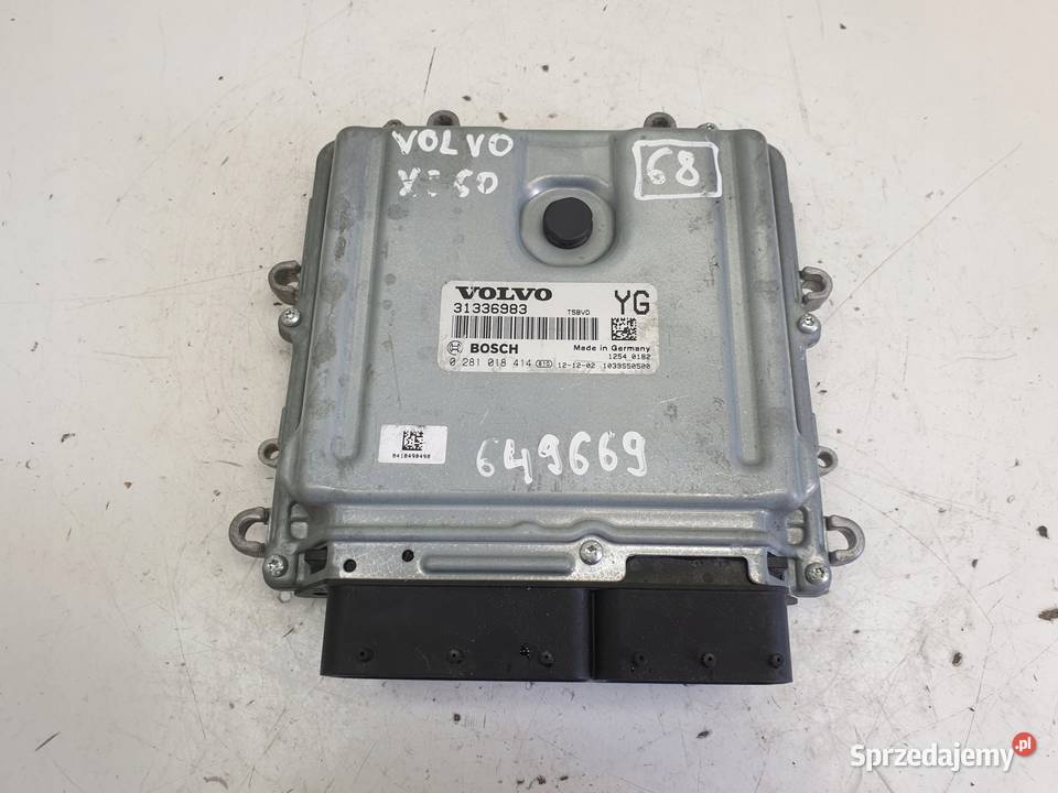 Volvo XC60 20 D3 STEROWNIK SILNIKA 0281018414 Komputery lubelskie Chełm
