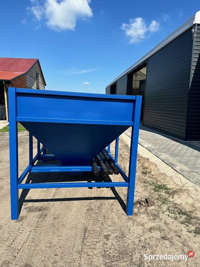 Kosz przyjęciowy lejek 3m3 GWARANCJA łódzkie Niedrzew Pierwszy sprzedam