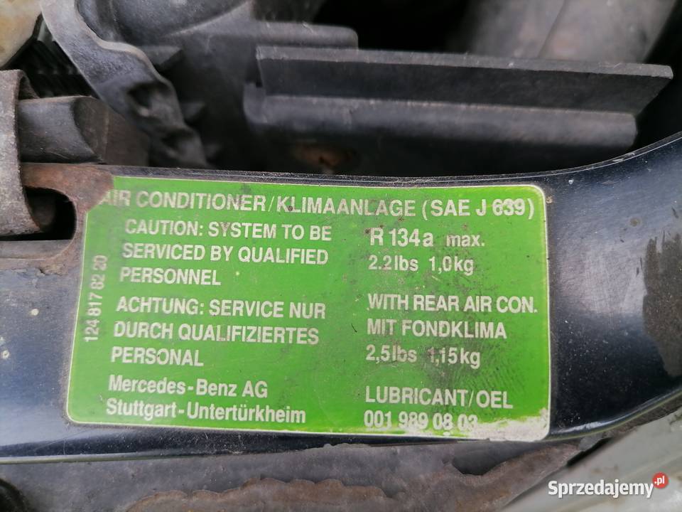 MercedesBenz W124 250DOM602 Oryginalna Z Vin osobowe mazowieckie Łochów