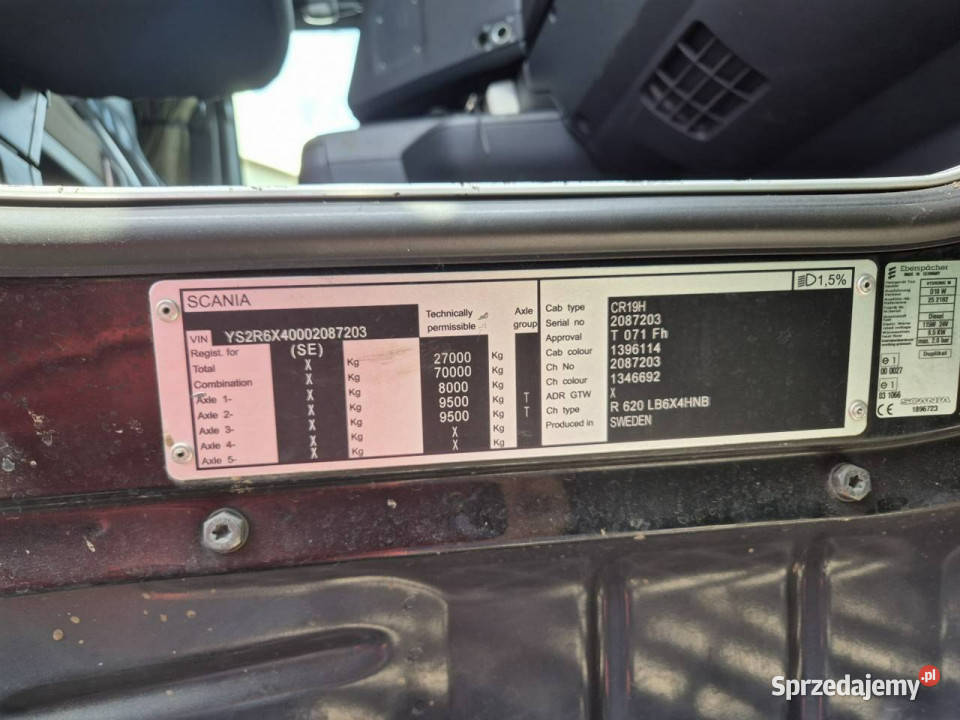 Scania R620 Komorniki sprzedam