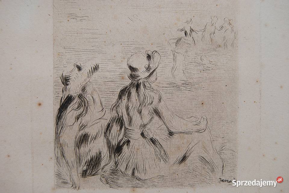 PierreAuguste Renoir Na plaży w Berneval wielkopolskie Poznań