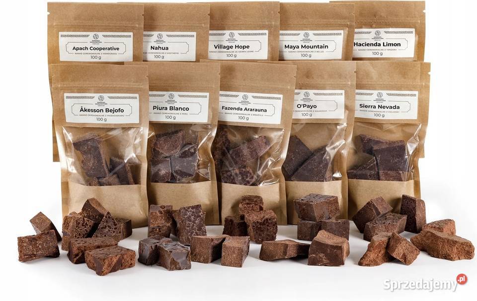 Kakao zestaw próbek z całego świata 10 x 100 g Świdnica