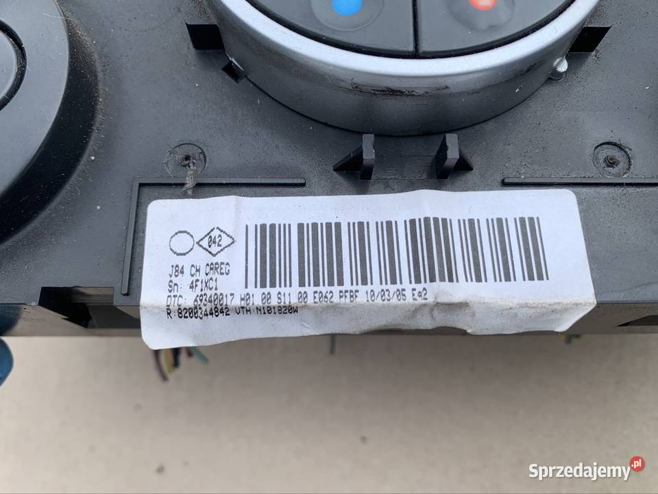 8200344842 panel nawiewu klimatyzacji renault Szczecin
