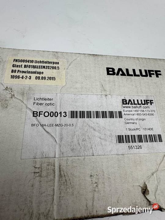 Balluff BFO0013 BFO 18ALEEMZG2005 Warszawa