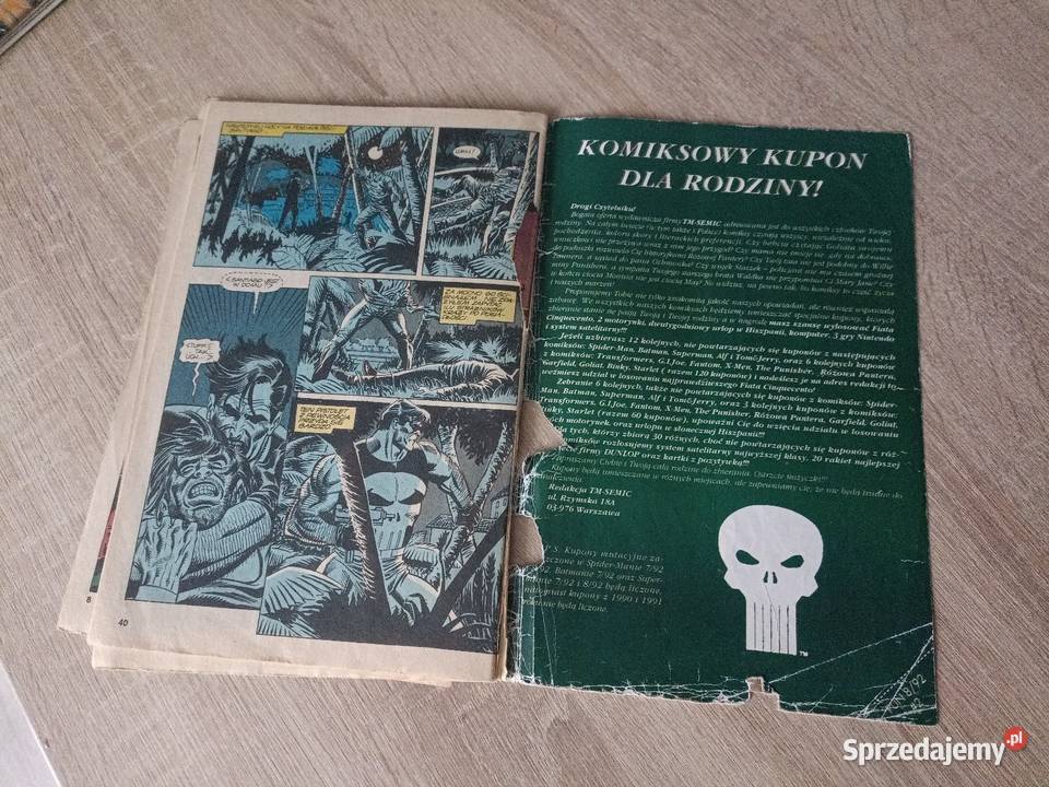 Komiks Alf 31992 plus The Punisher 81992