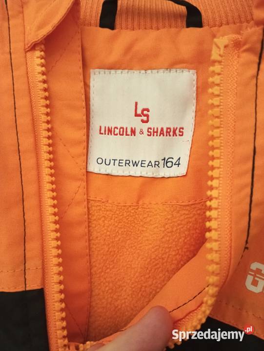 Kurtka z kapturem Lincoln sharks 164 wiatrówka Rozmiar 164 Kurtki i płaszcze Wrocław