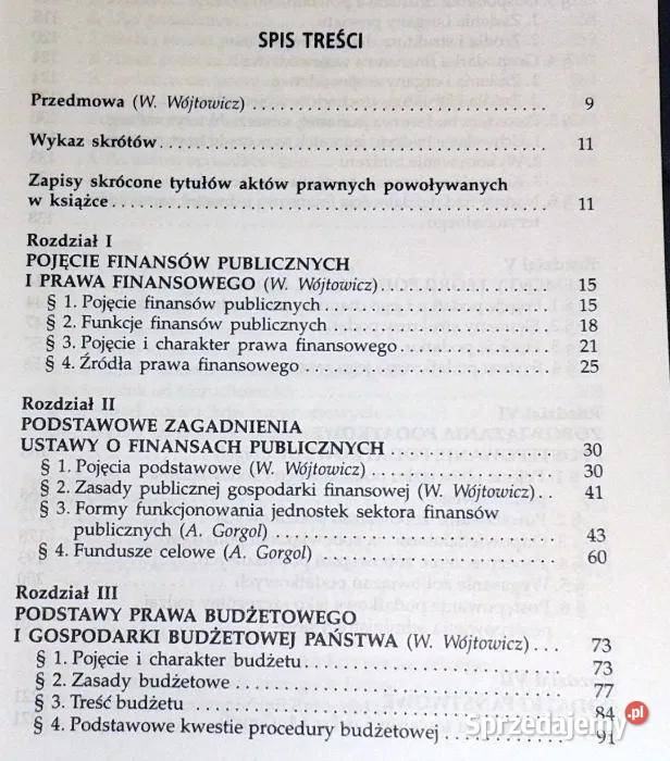 Zarys finansów publicznych i prawa finansowego W Chełm