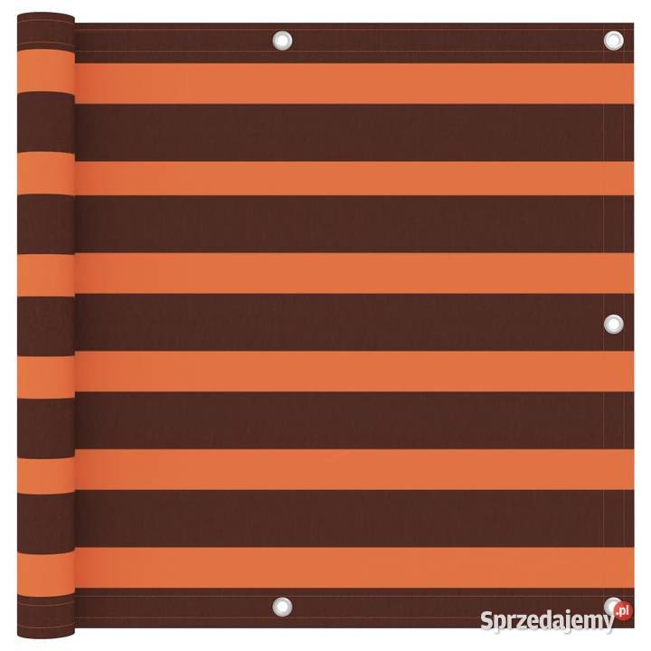 vidaXL Parawan balkonowy pomarańcz i Warszawa